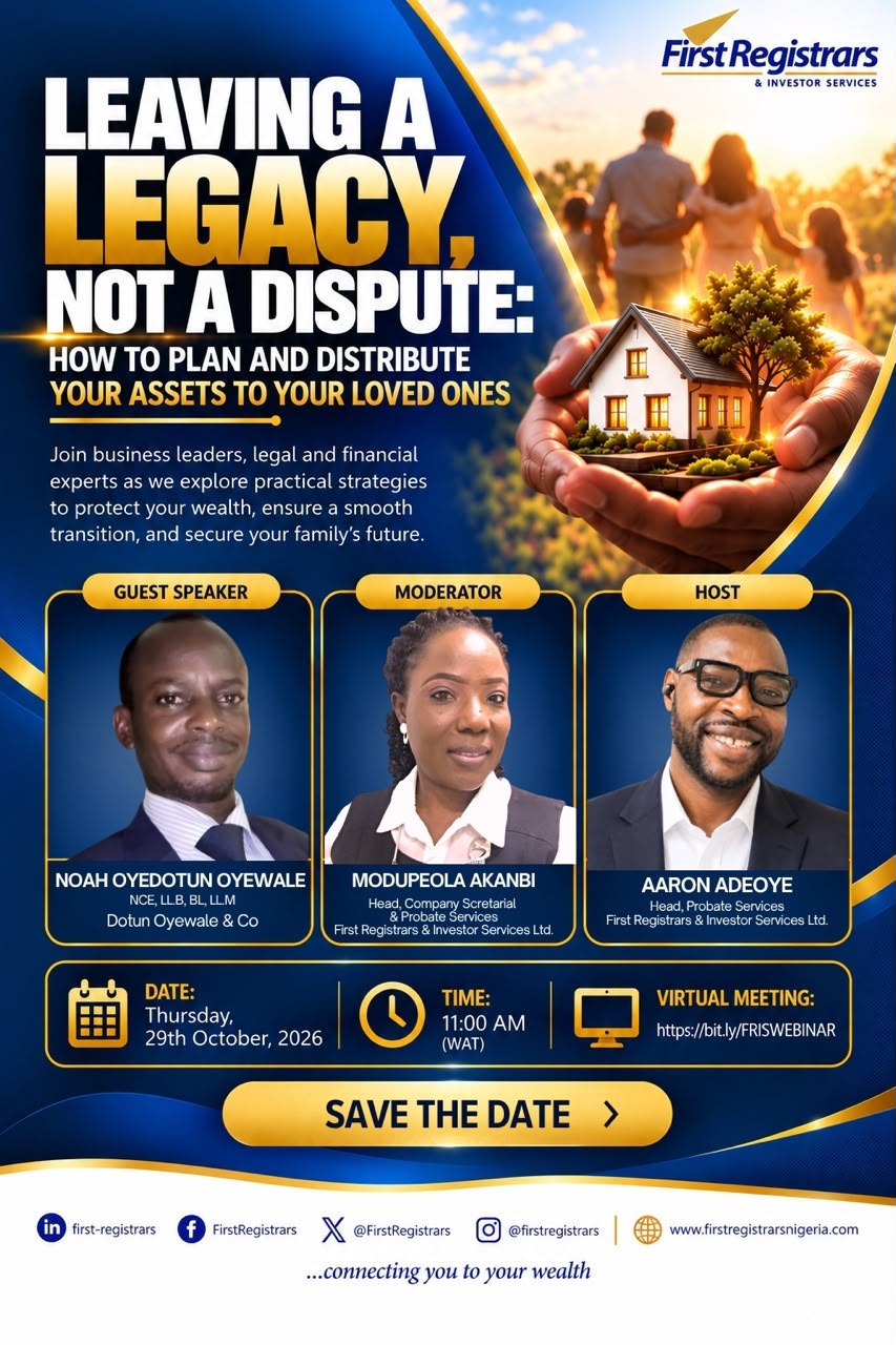 First Registrars & Investor Services Webinar - Proshare