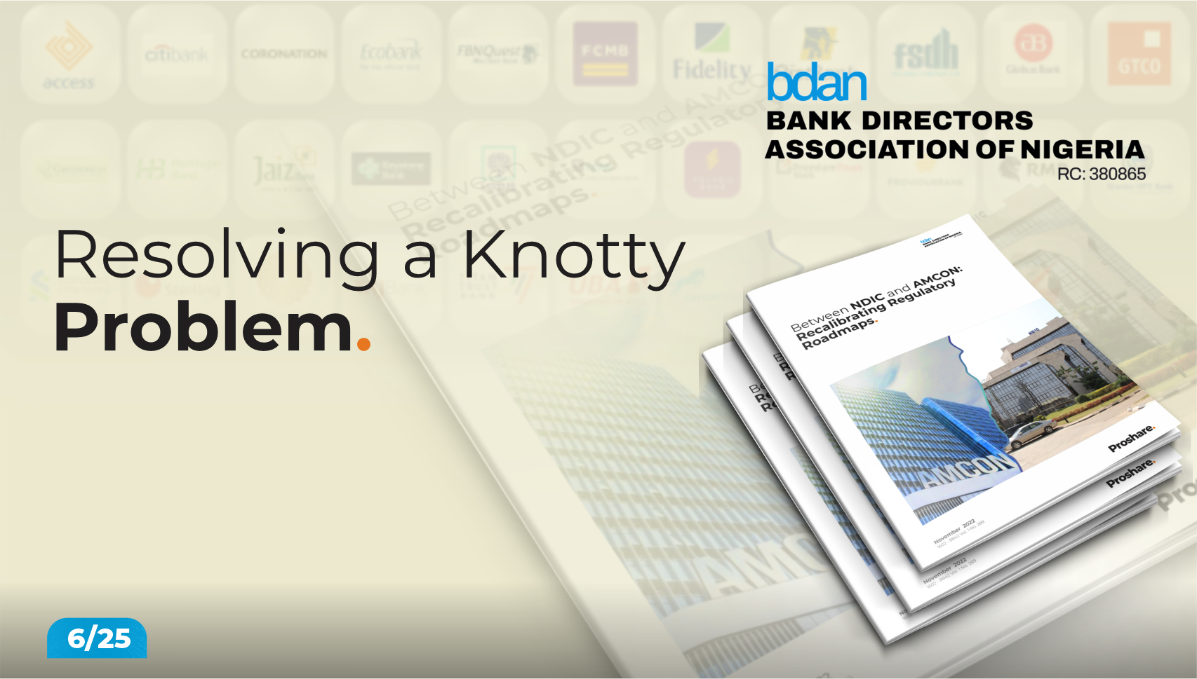 Between NDIC and AMCON: Resolving a Knotty Problem - Proshare