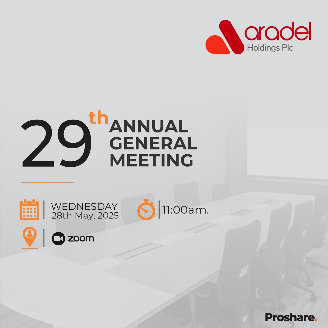 Aradel Holdings 29th Annual General Meeting - Proshare