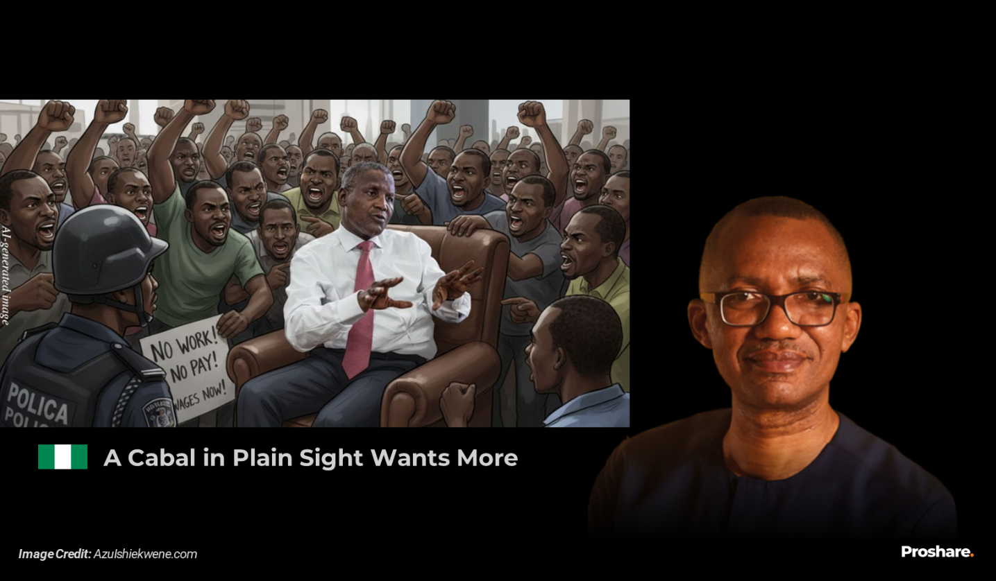 A Cabal In Plain Sight Wants More - Proshare